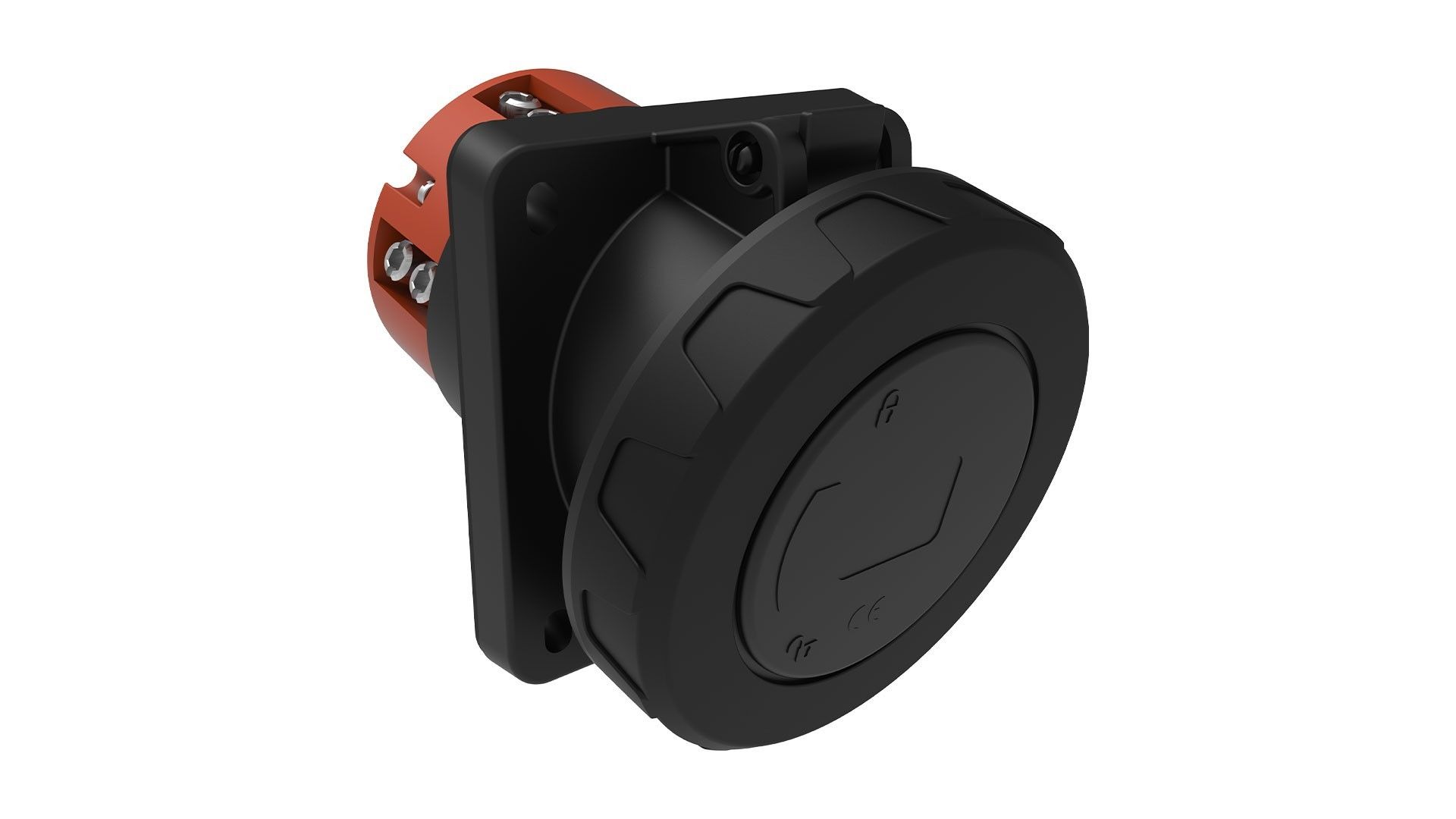 Bemis 4/125A. 45° Eğik Makine Priz IP67 BCS-6504-7420