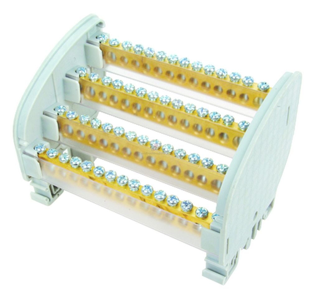 125A 4 Kutup Dağıtım Ünütesi 7 Delikli 7x12mm