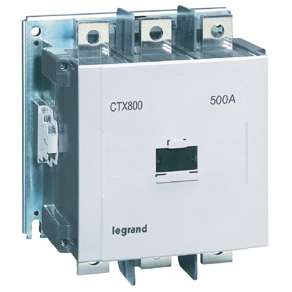 Legrand CTX³ 3P kontaktör bobin gerilimi 200-240V AC/DC -2NA+2NK yardımcı kontaklı -500A LEG-416336