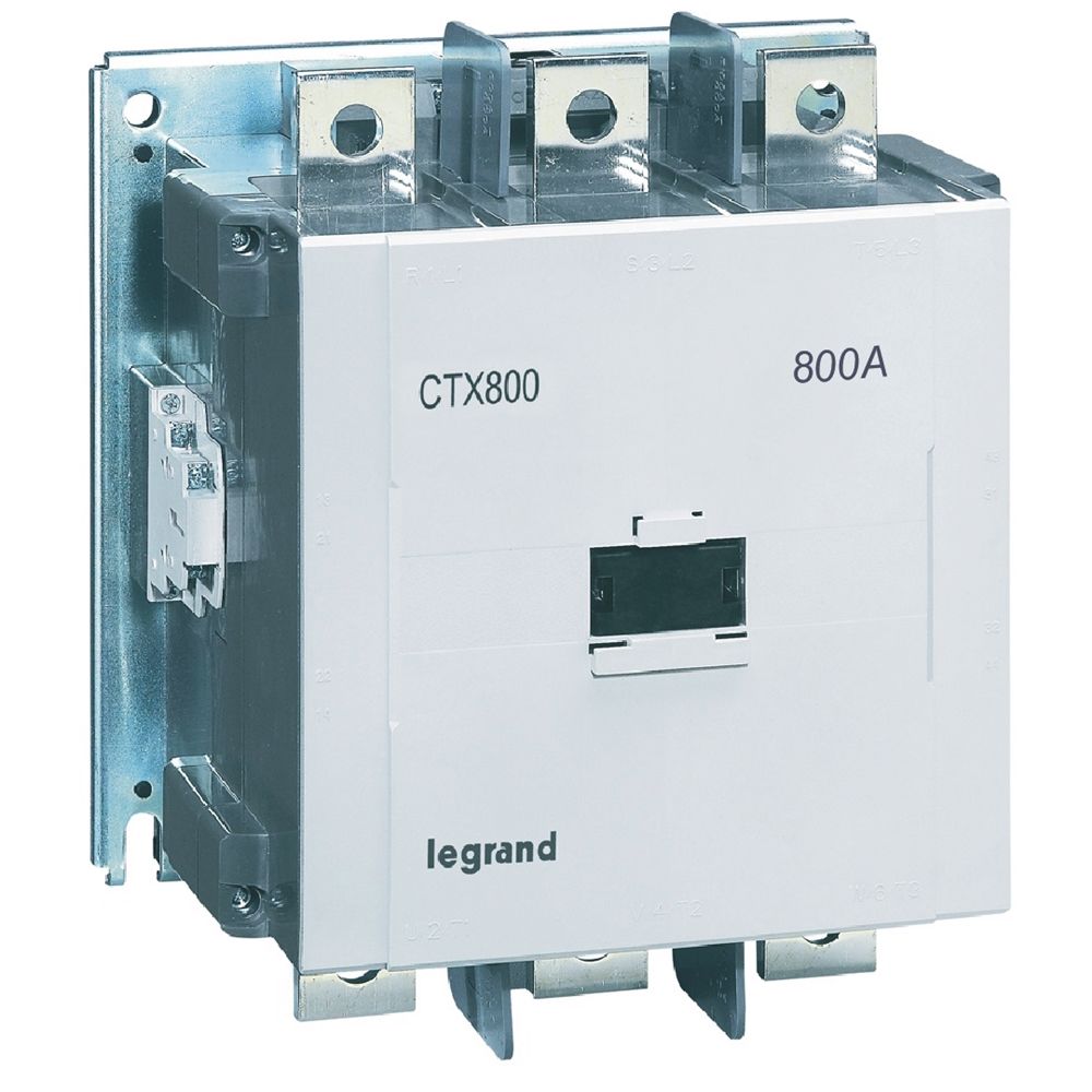 Legrand CTX³ 3P kontaktör bobin gerilimi 200-240V AC/DC -2NA+2NK yardımcı kontaklı -800A LEG-416356