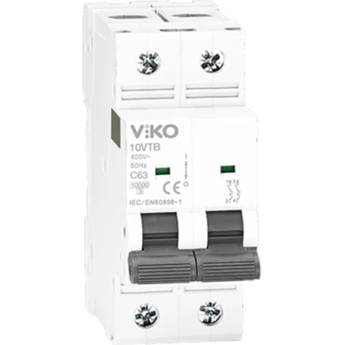 Viko 2 Kutuplu Otomatik Sigorta 2x10A C 4,5kA