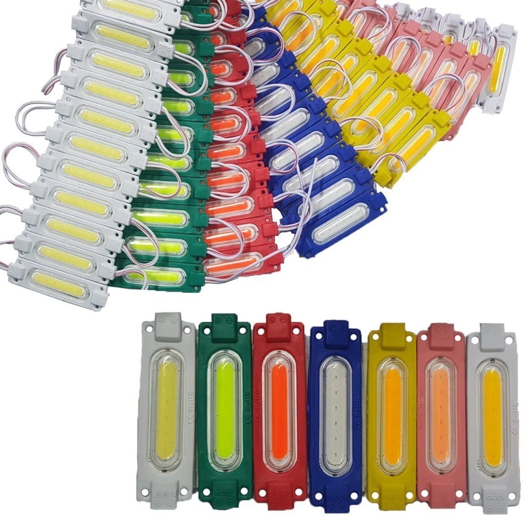 12 Volt 2 Watt Cob Ledli Reklamcı Modül Yeşil
