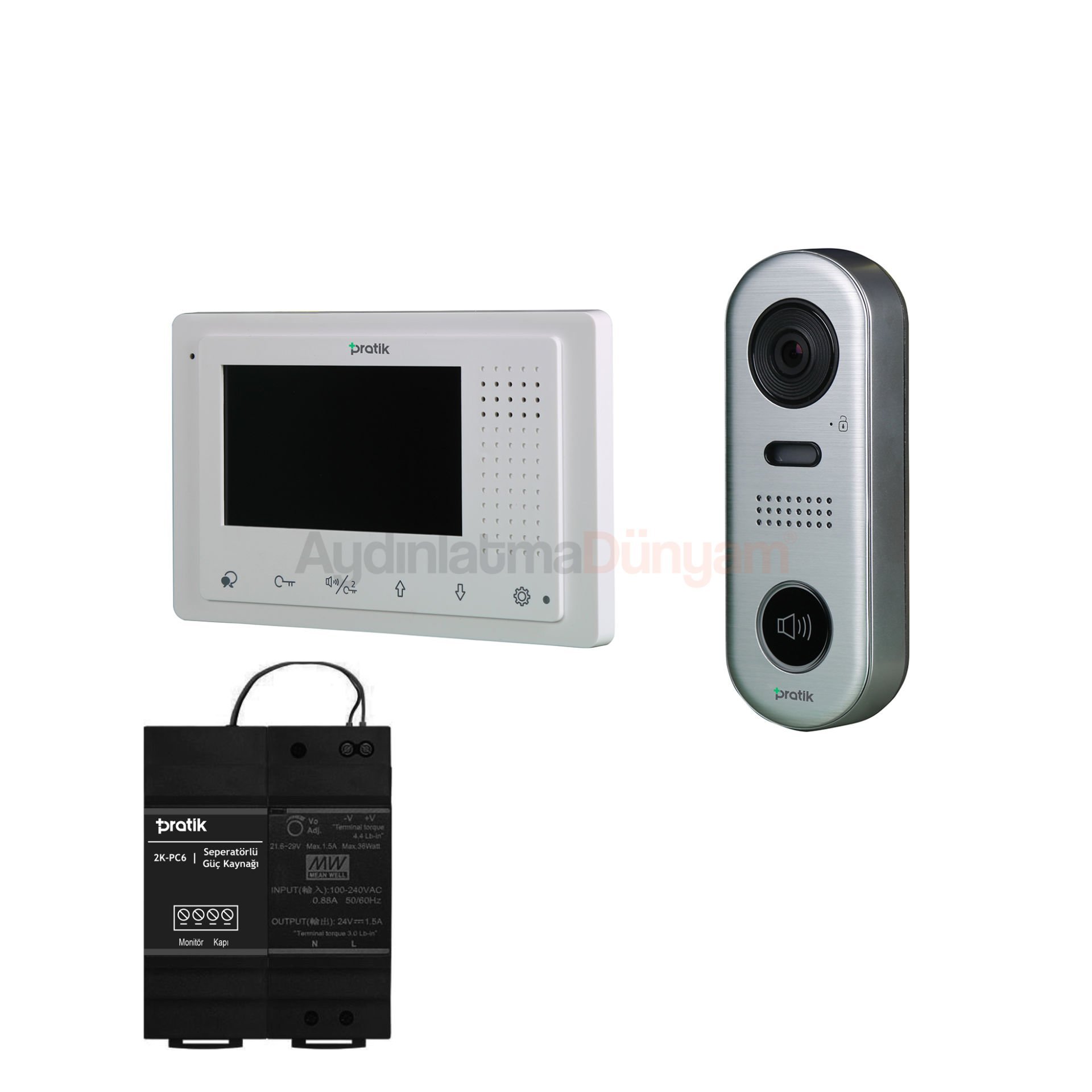 Pratik Villa Set 2 Daire 4.3 inç Görüntülü Paket