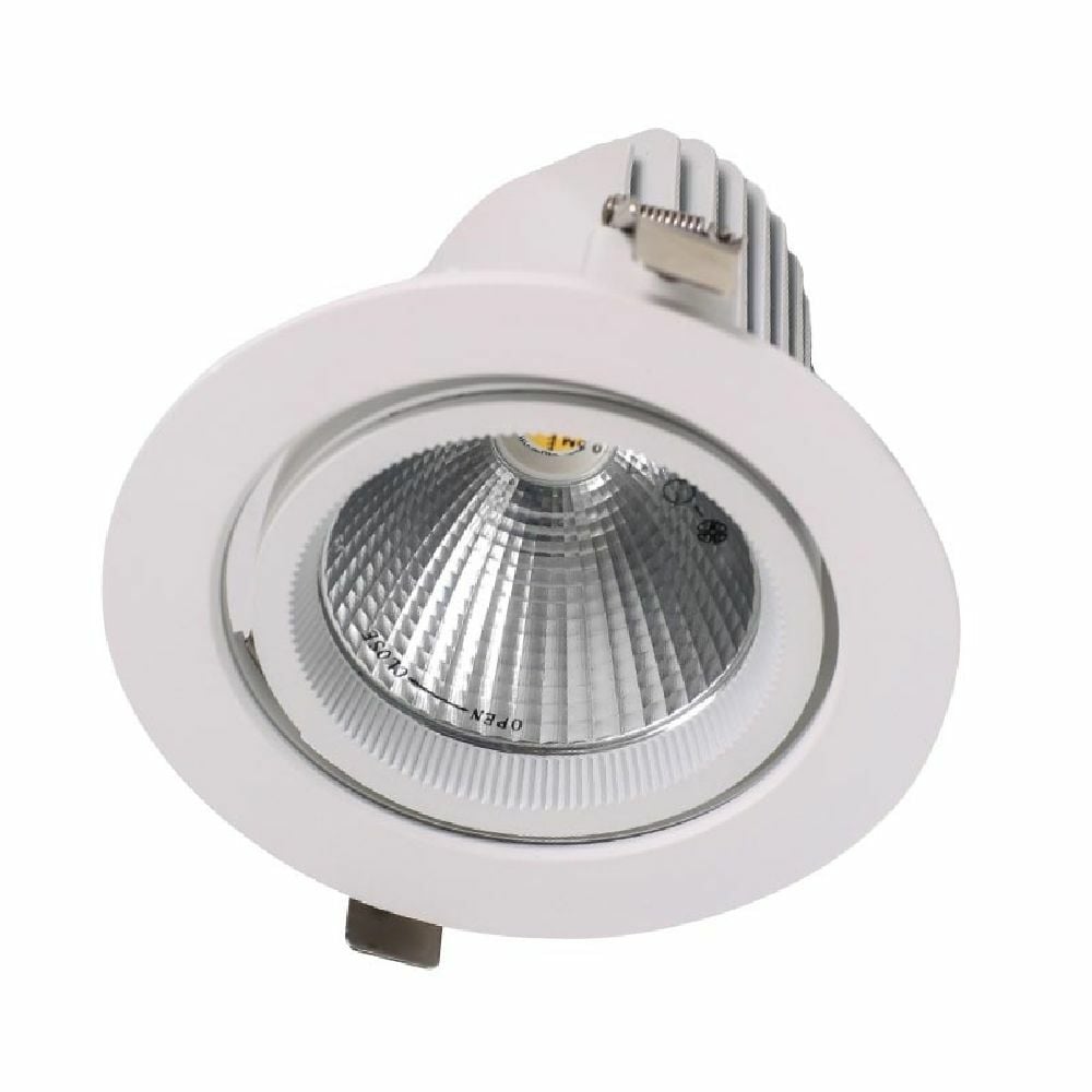 Ack 12W Beyaz 6500K Cob Led Salyangoz Armatür