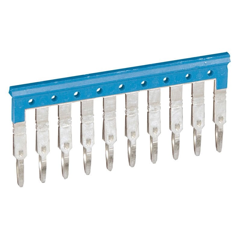 Legrand Viking3 köprüleme aksesuarı 6mm adımlı, 10 klemens için mavi LEG-037503