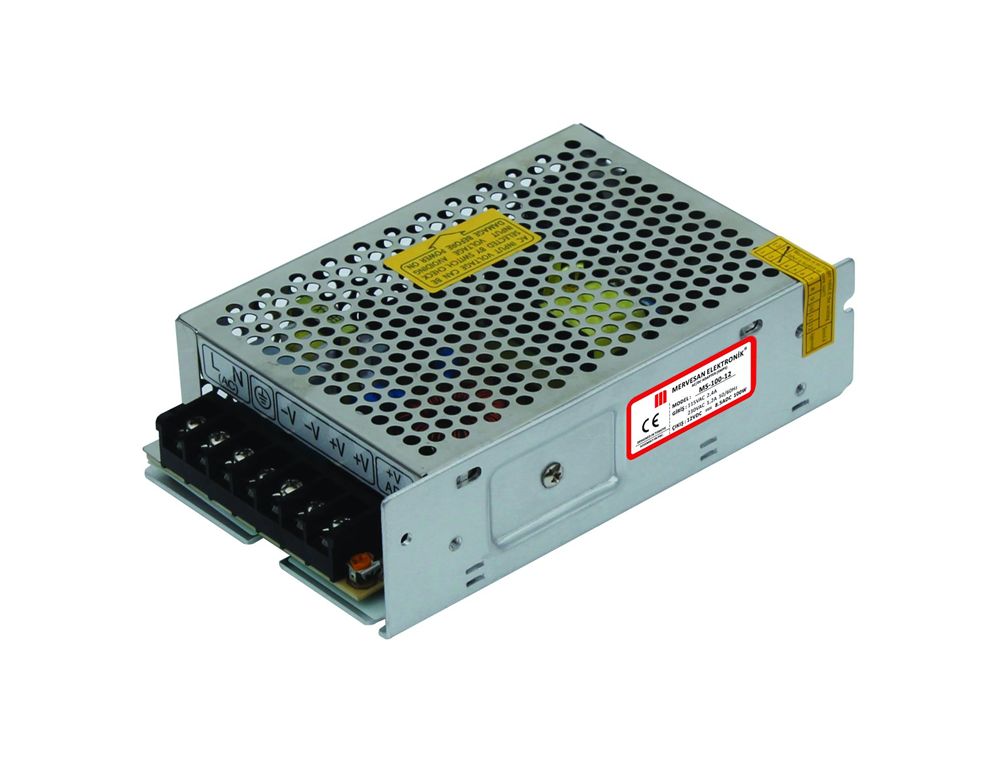 Mervesan Metal Kasalı İç Mekan Ac/Dc (SMPS) Adaptörler 5 Volt 20 Amper 100 Watt