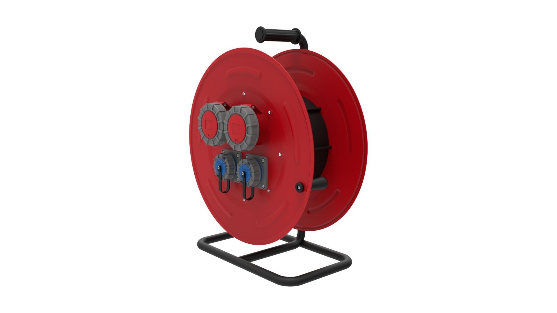Bemis 1/16A. 220V. 2 Ad. 5/32A. 380V. 2 Ad. IP67 Prizli Metal Makara 5x2,5mm TTR 50m. Kapasiteli IP67 BM5-6231-2610