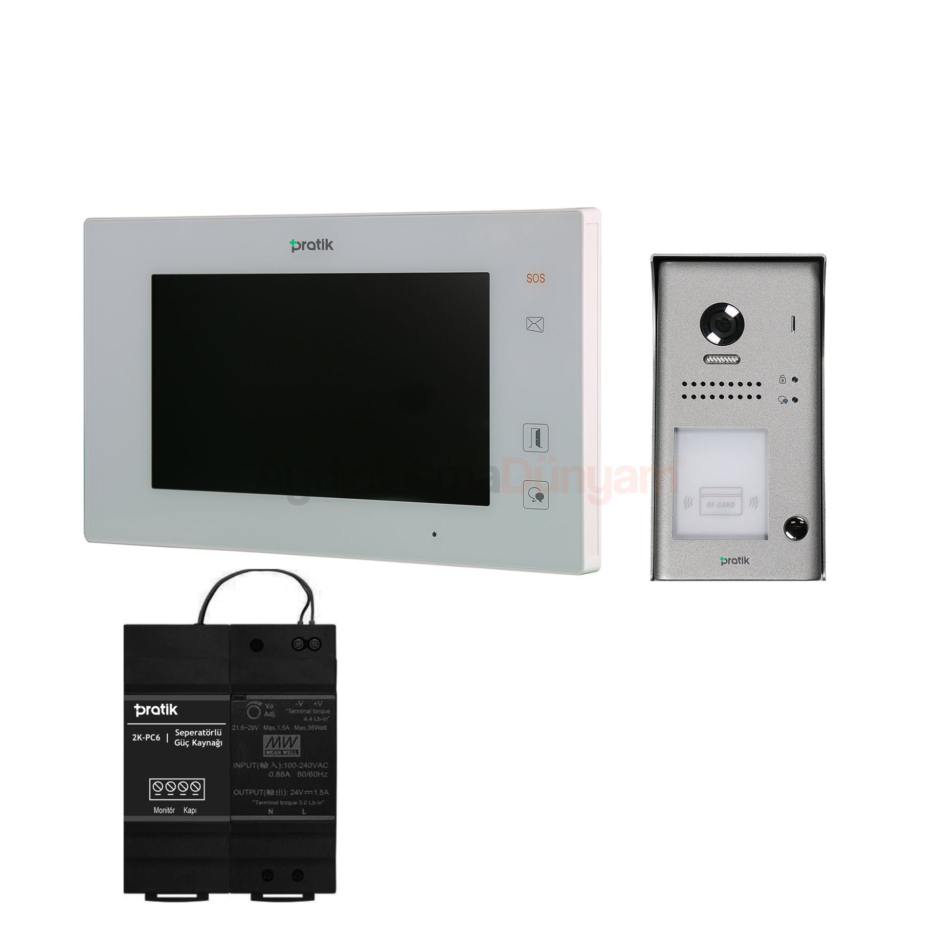 Pratik Villa Set 2 Daire 7 inç Görüntülü Paket