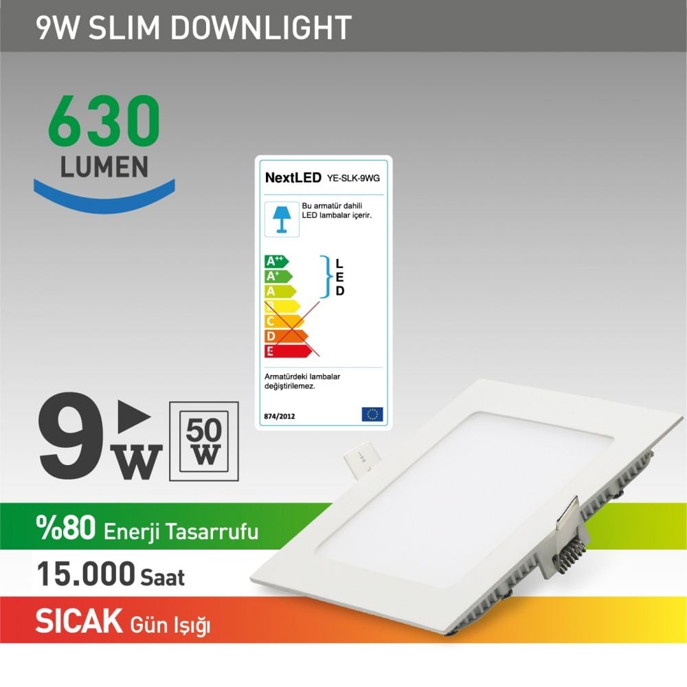 Next-NextStar 9W-Slk Gunısıgı Led Slım Ampul