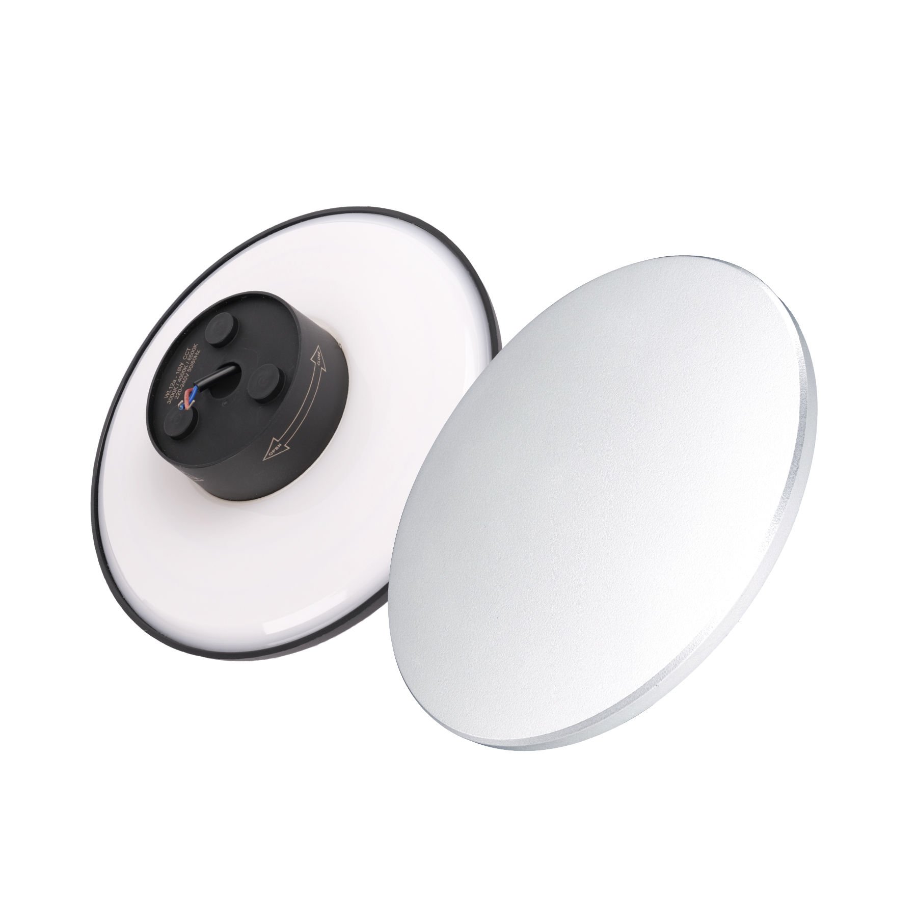 ACK 18W Led Duvar Armatürü / Siyah / 6500-4000-3000K Butonlu Renk Seçeneği AT15-01891