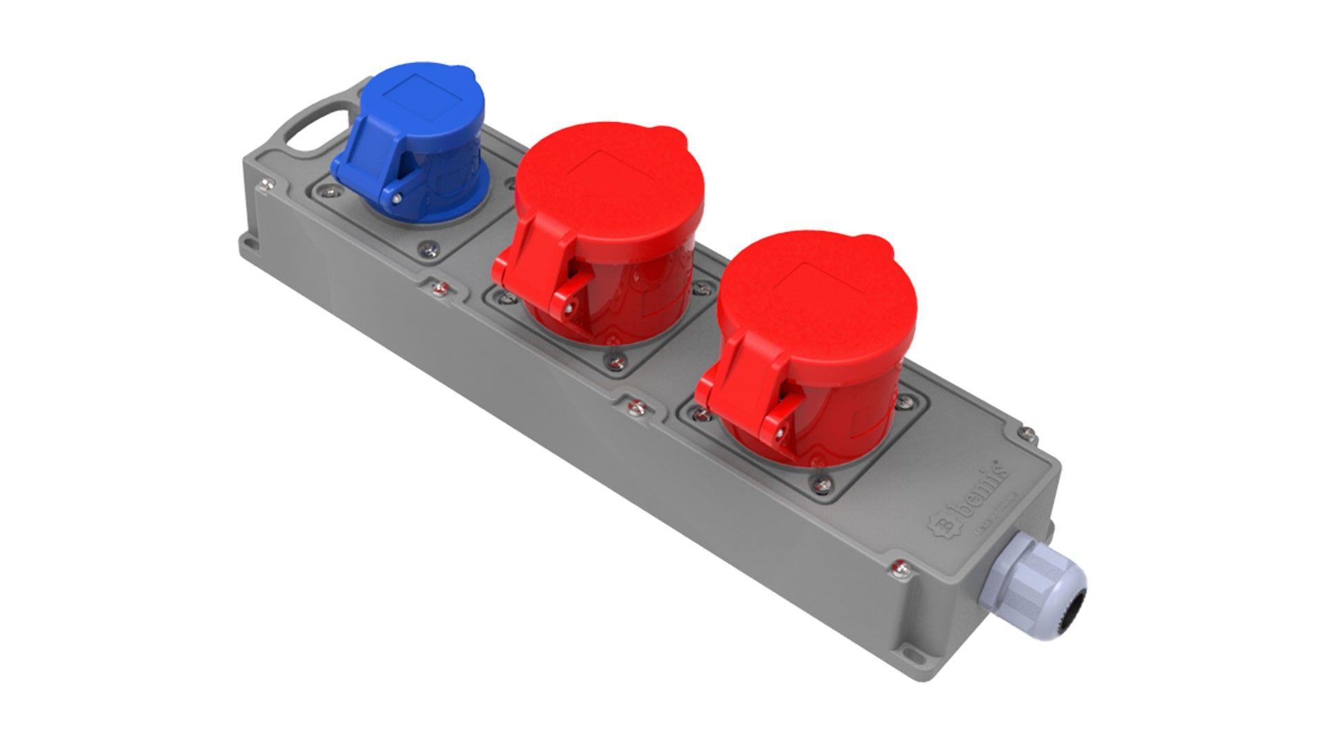 Bemis 5/32A. 380V. 2 Ad. + 3/16A. 220V. 1 Ad. IP44 BG4-1019-1914