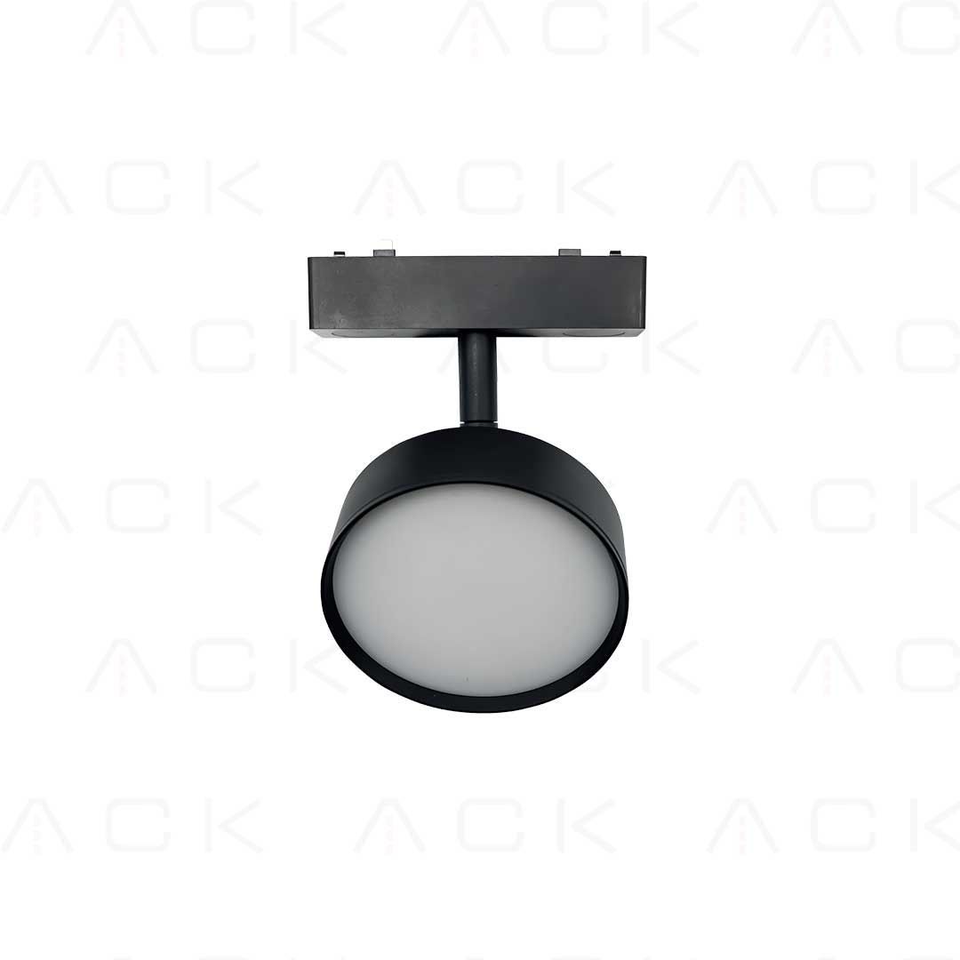 ACK 9W Slım Magnet Ray Armatürü Difüzörlü Yuvarlak 9,5Cm 3000K Ip20 AD45-07101