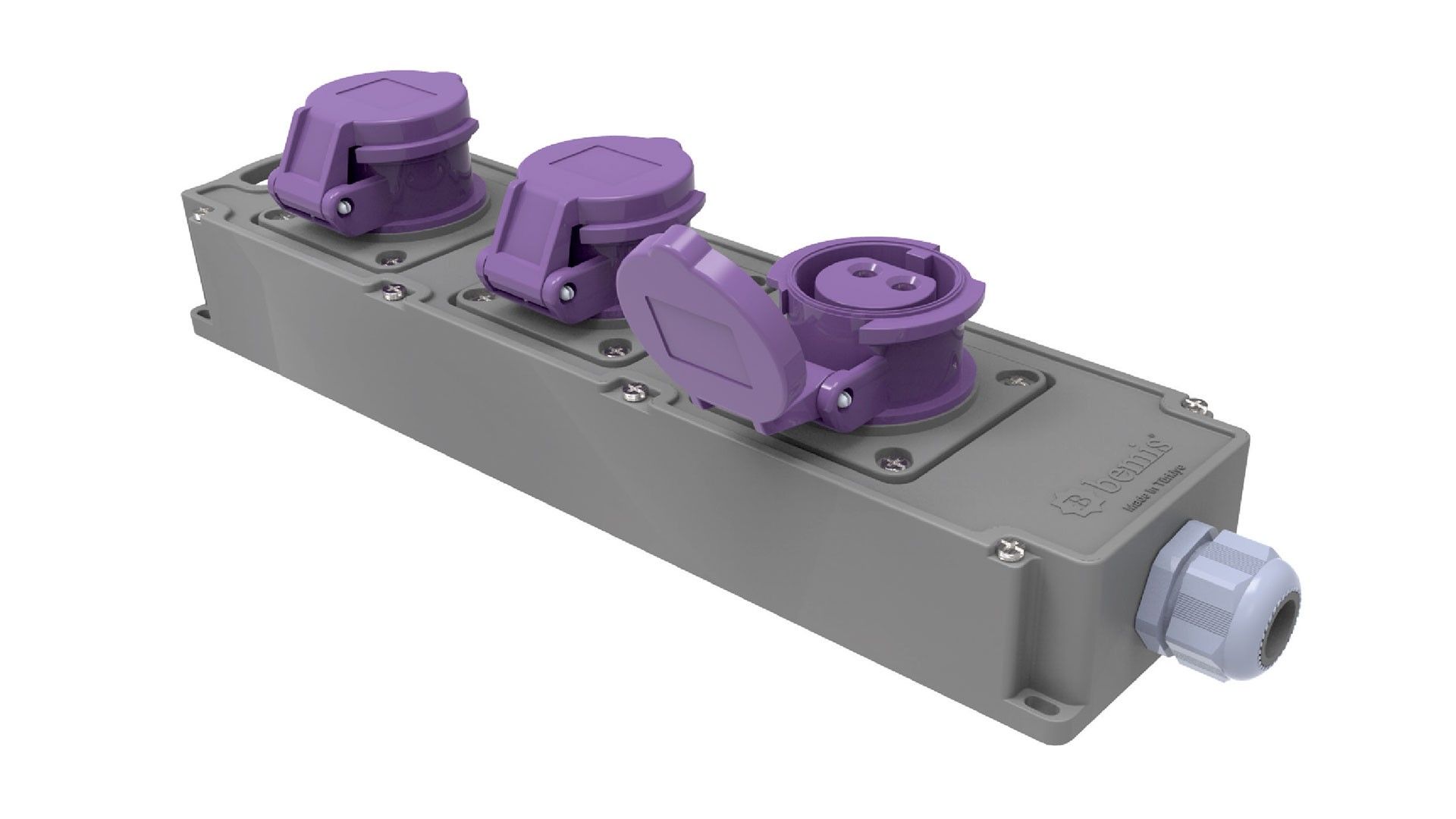 Bemis 3/16A. 24V. 1 Ad. + 2/16A. 24V. 2 Ad. IP44 BG4-101L-1K1K