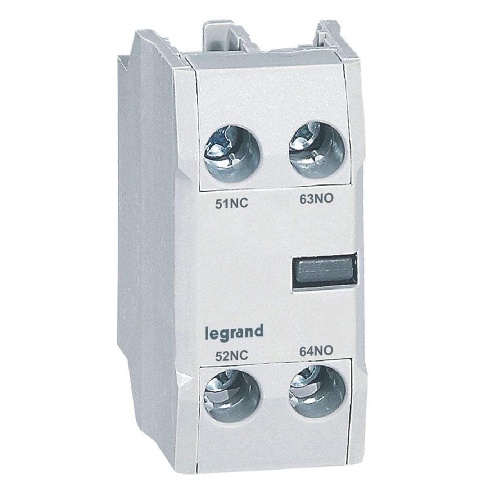 Legrand CTX³ kontaktörlere eklenebilir öne montaj yardımcı kontak 1NA+1NK LEG-416850