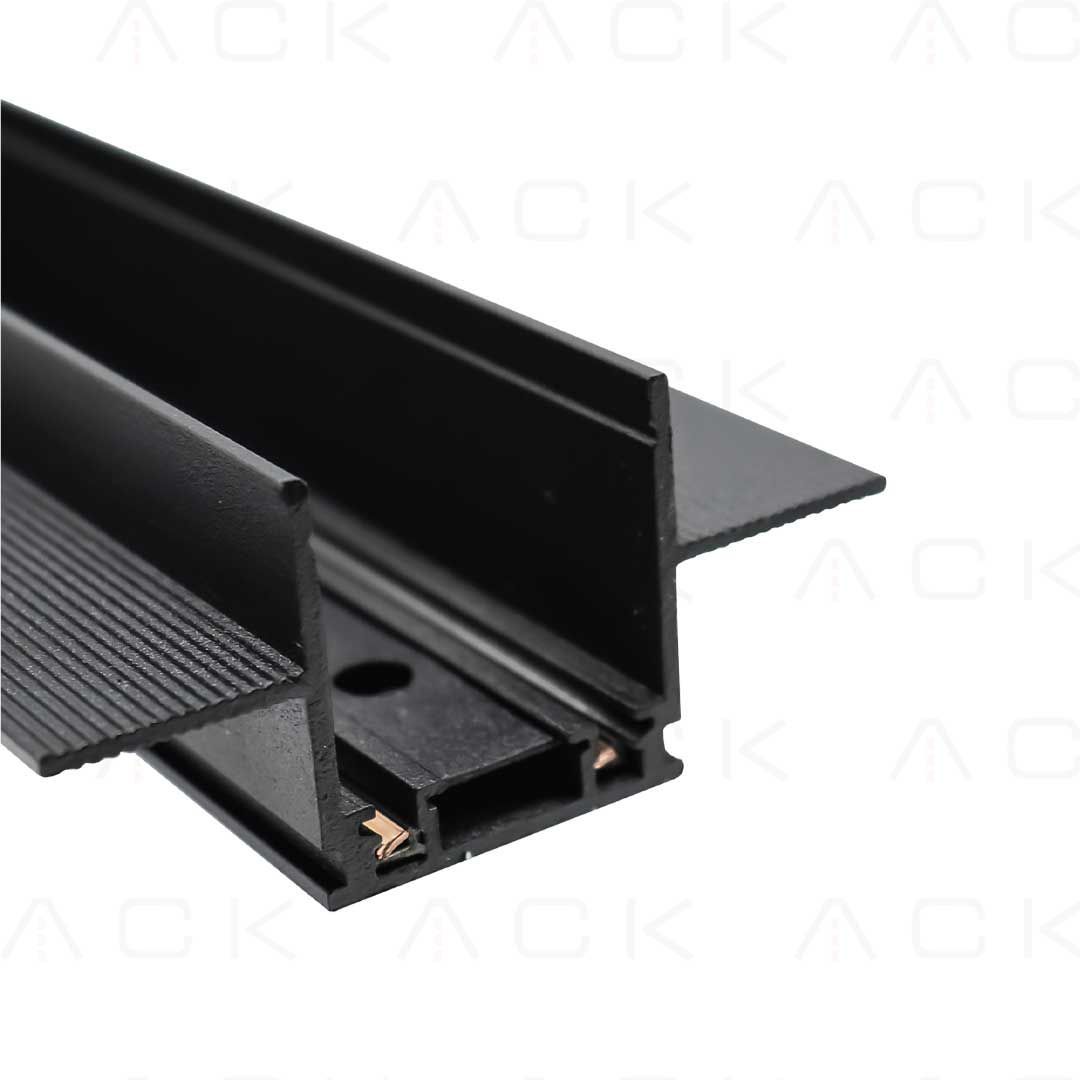ACK Slım Magnet Ray Sıvaaltı Siyah 1 Mt AD45-90001
