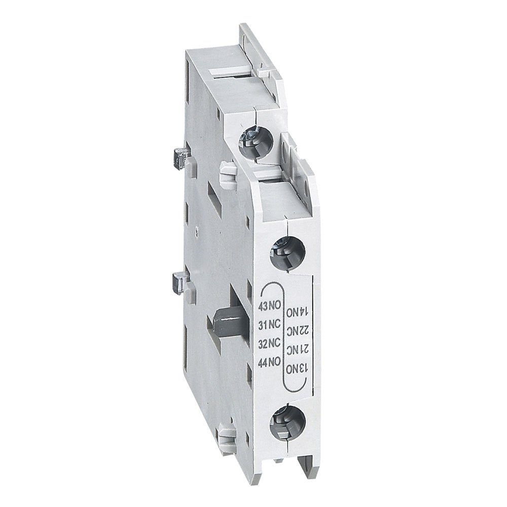 Legrand CTX³ 3K kontaktör için 1NA+1NK yana montaj yardımcı kontak 9A den 150A'e (AC-3) LEG-416858