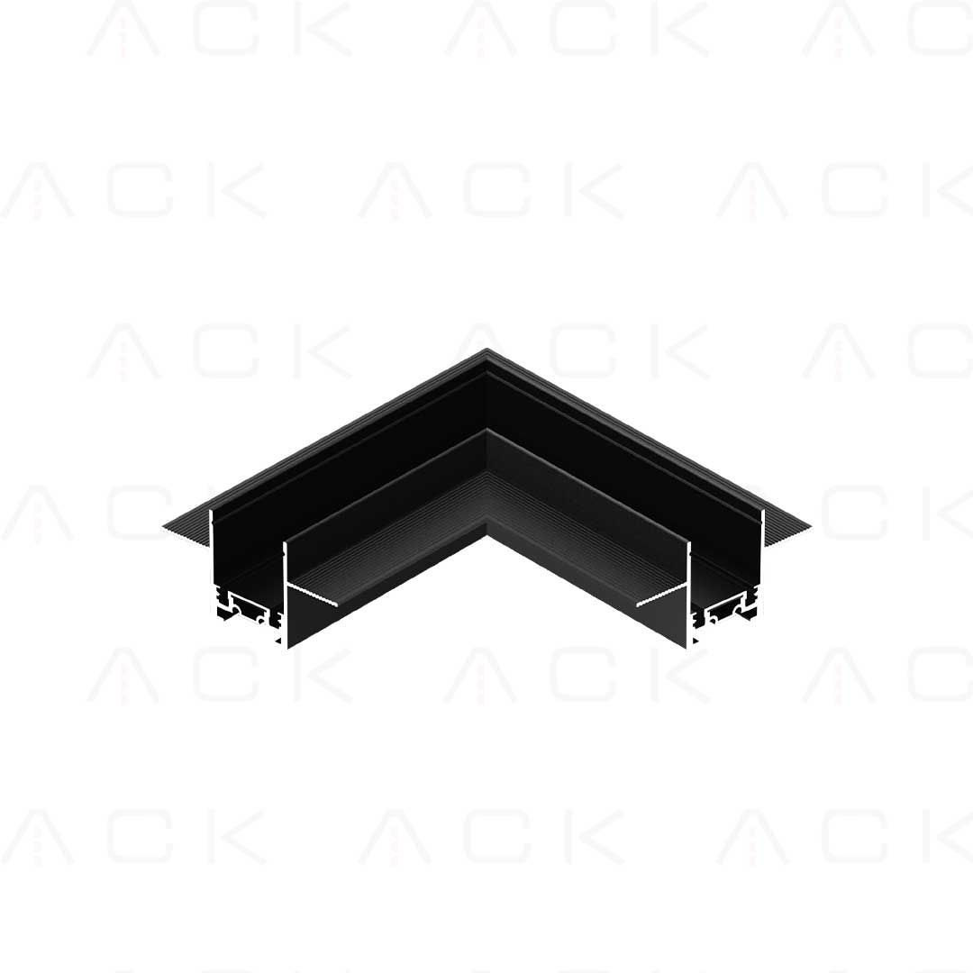 ACK Slım Magnet Ray 90° Yatay Bağlantı Aparatı Sıvaaltı AD45-95100