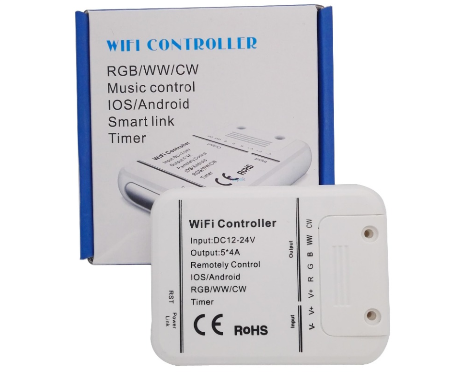 12V/24V Bluetooth RGB-W Şerit Led Kontrol Cihazı