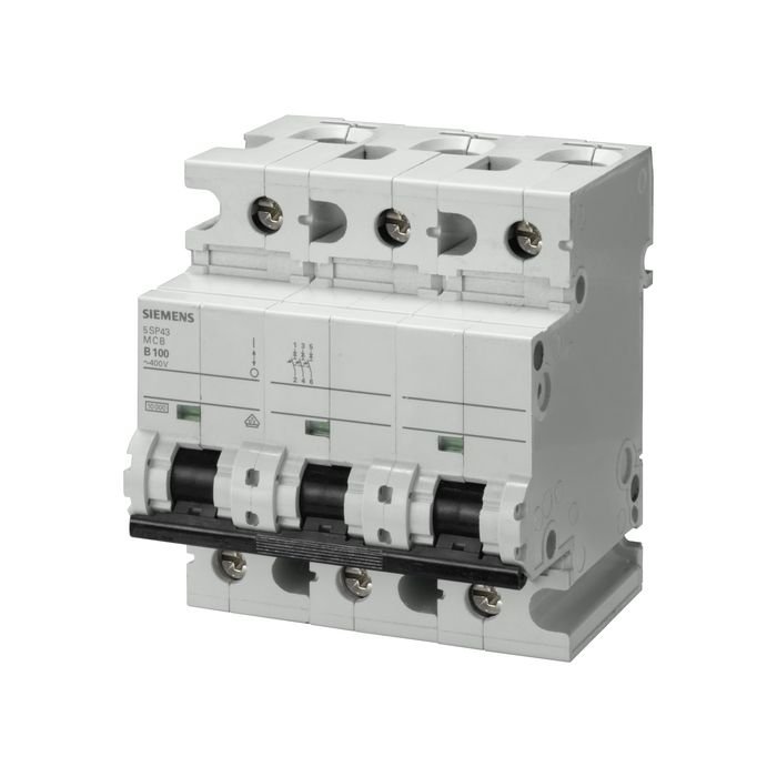 Siemens 100A; 3 Fazli; 70Mm Otomat; Anahtarli Otomatik Sigorta; 10Ka; C Tipi; Yavaş Karakterli 5SP4391-7