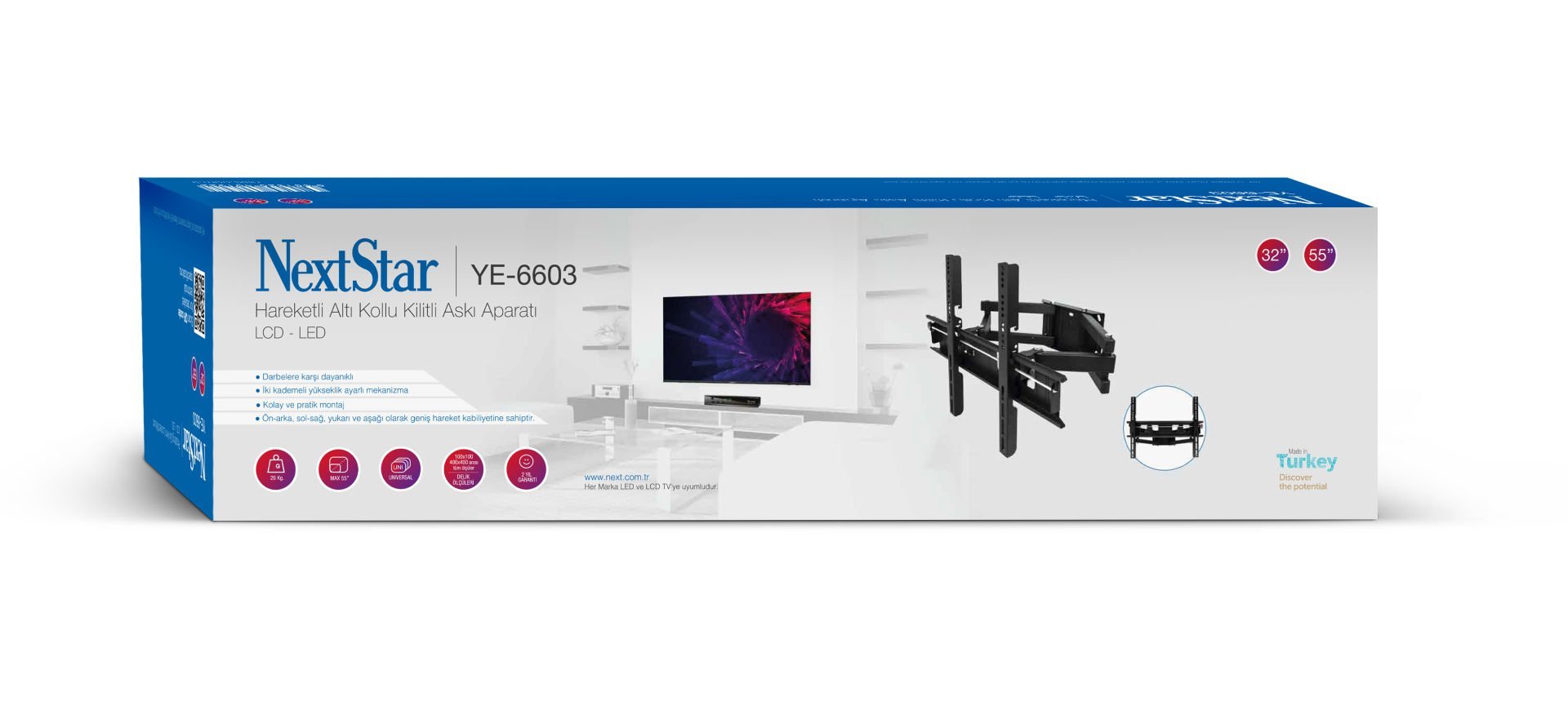 Next-NextStar Ye-6603 Hareketlı 6Kollu Askı Aparatı