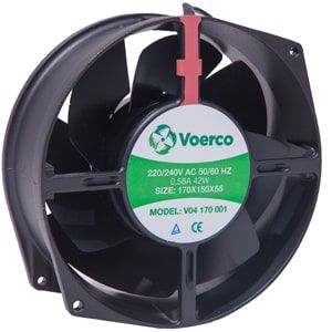 Çetinkaya Pano 170x150x55 Rulmanli 110V AC 0.54A 41W 2950 RPM 353M3/H Kapasiteli Fan V04 170 002