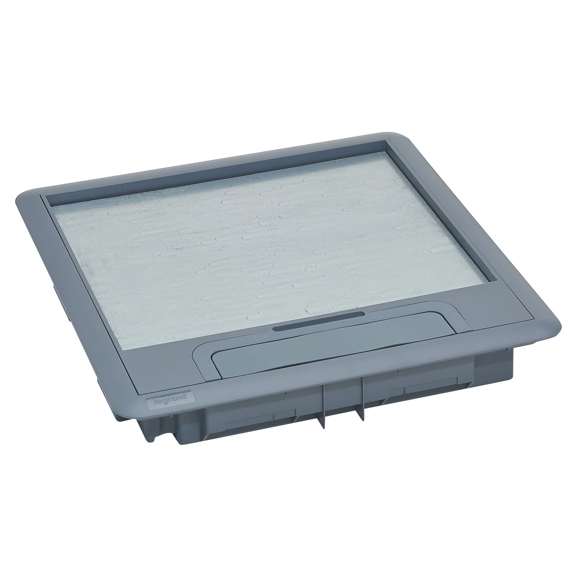Legrand Standart tip döşeme altı buat için kapak, plastik, gri, 16 veya 24 modül LEG-088002