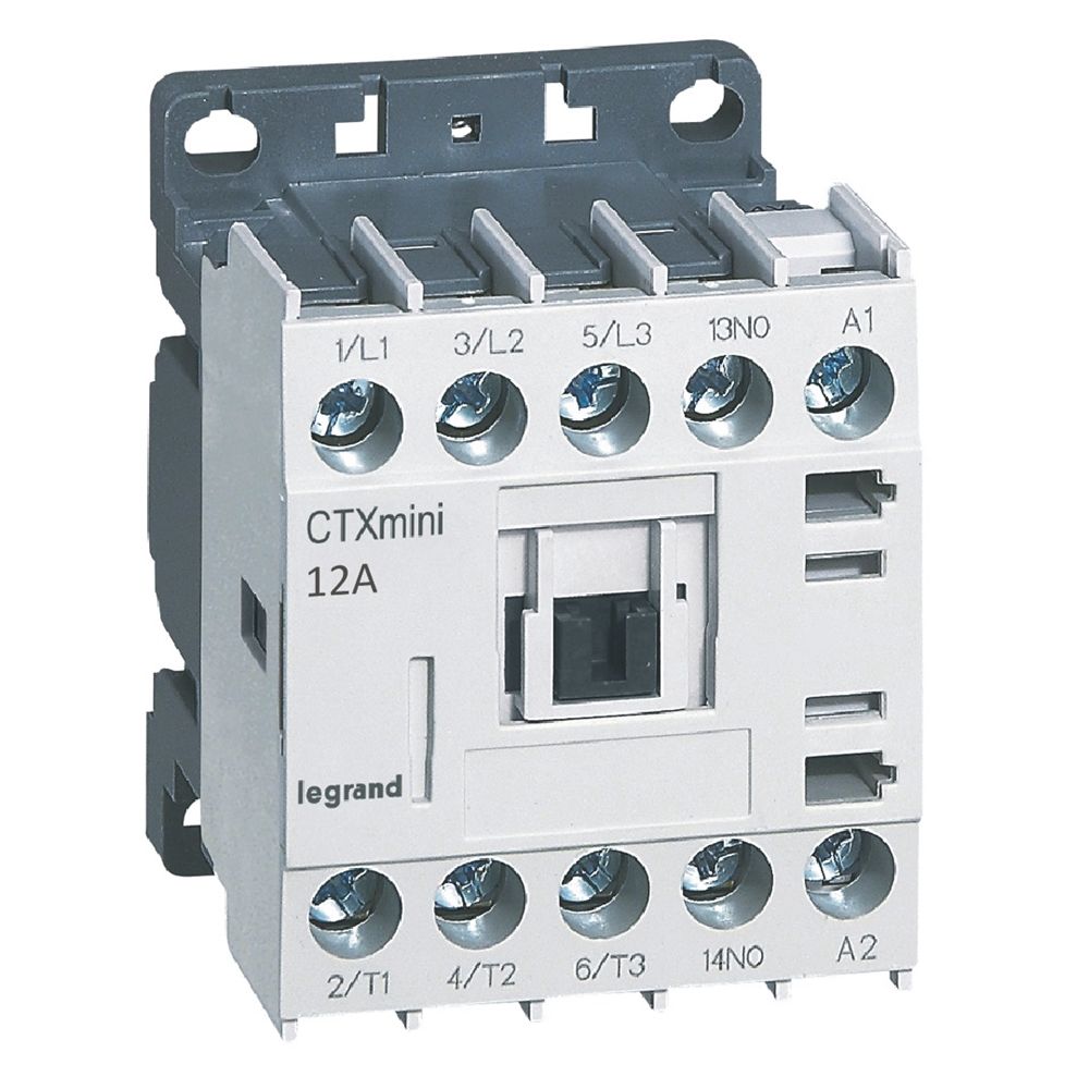 Legrand CTX³ 3P mini kontaktör 12A 1NA yardımcı kontaklı 24V AC LEG-417040