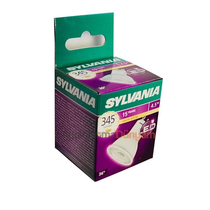 Sylvania 4.5-50W Led Ampul GU10 Duylu - 6500K Beyaz Işık