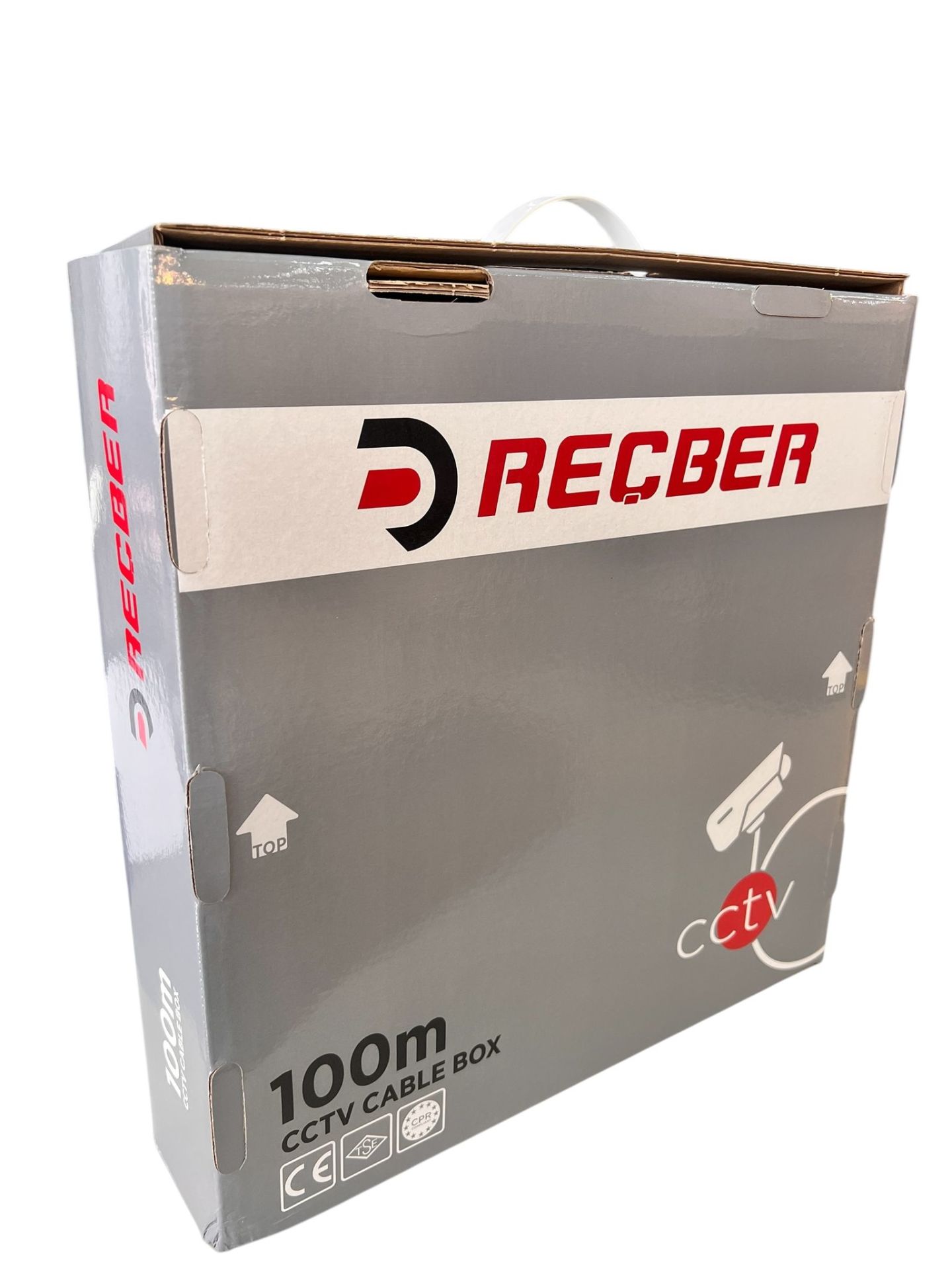 Reçber CCTV 1+2 RG 59 Mini 2x0,22mm2 Euro-Class Eca PVC Kılıflı Kamera Kablosu
