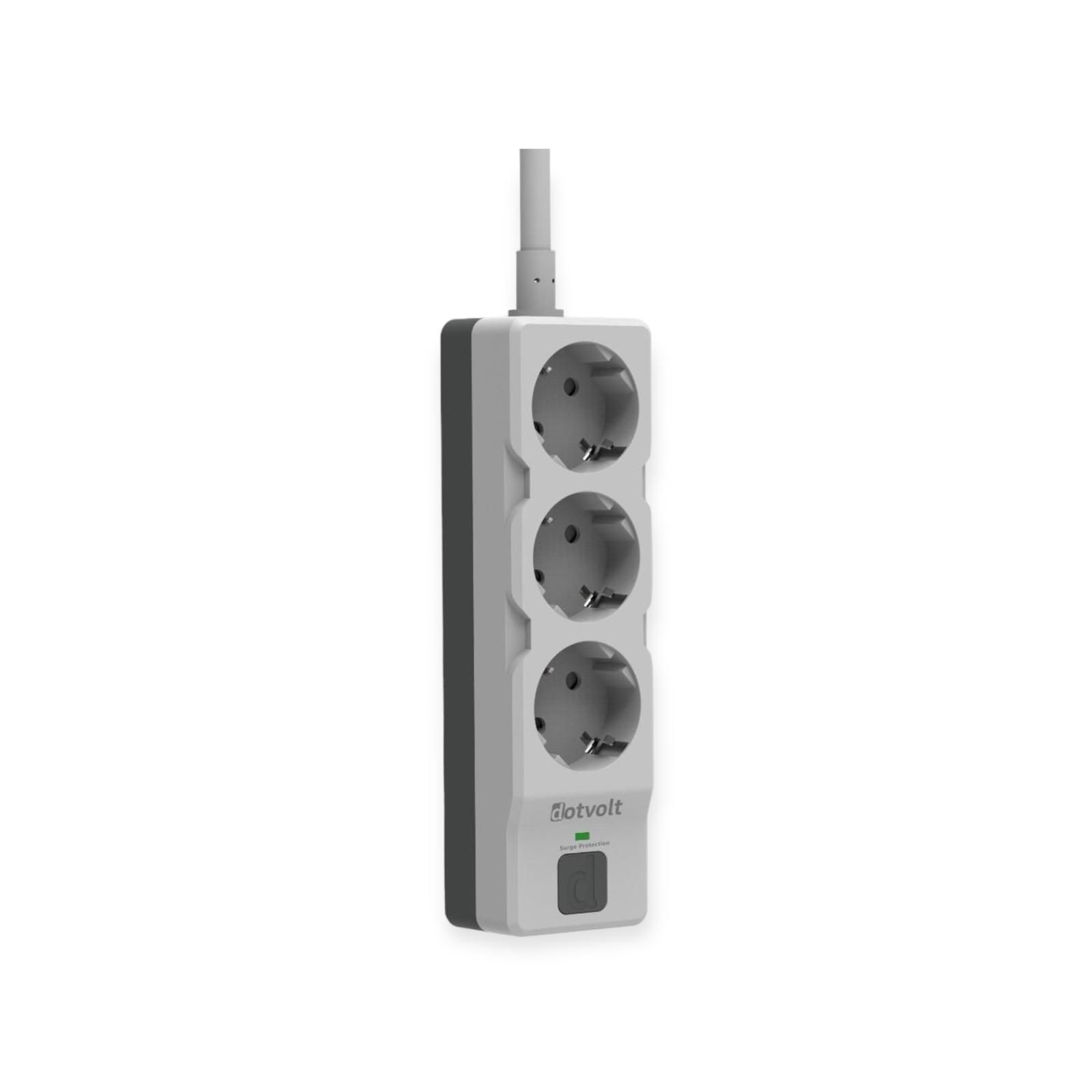 Dotvolt Surge Hunter - Üçlü Akım Koruma Prizi - 1050 Joule - 1.5 Mt. Kablolu