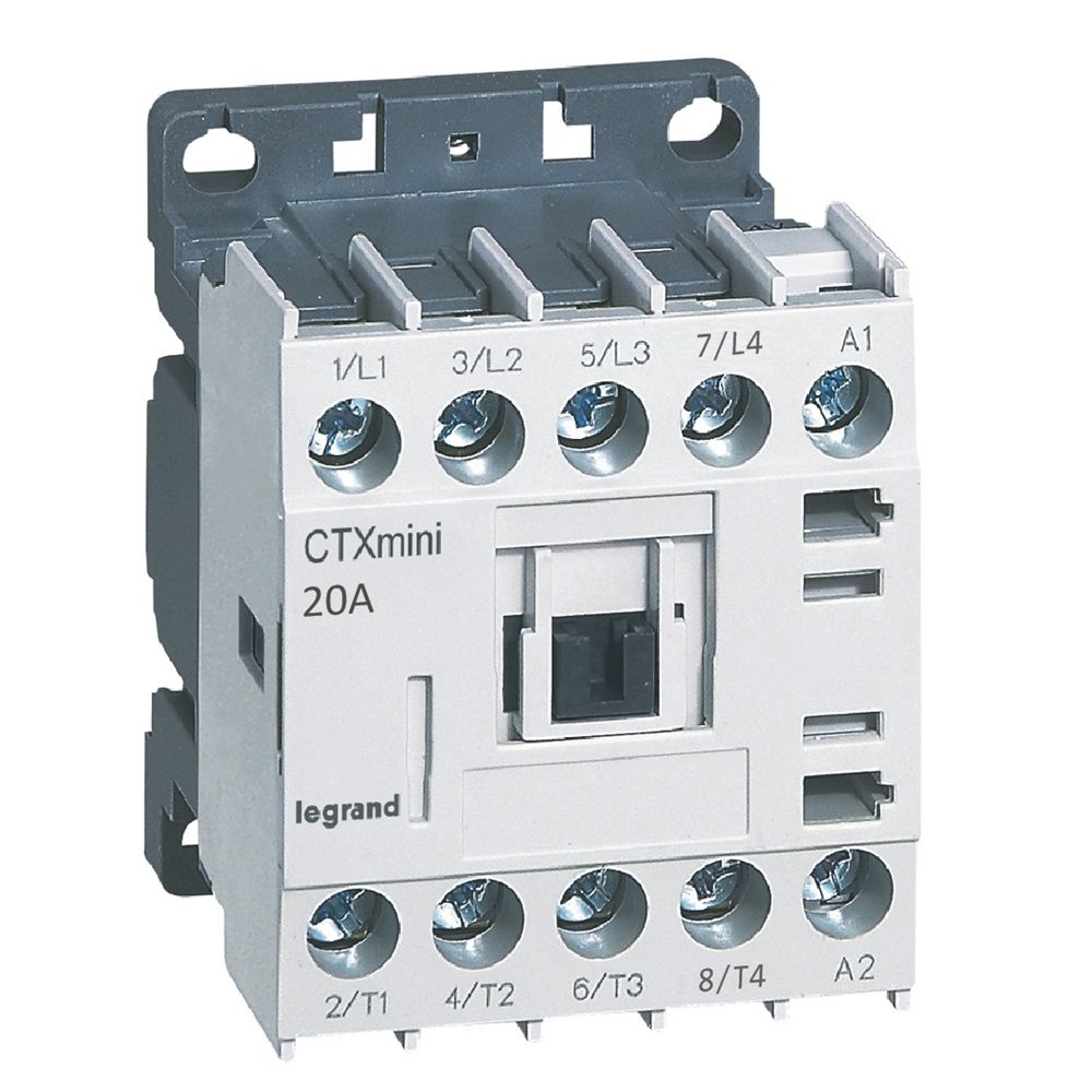 Legrand CTX³ 4P mini kontaktör bobin gerilimi 110V AC - AC1 20A veya AC3 16A LEG-417144