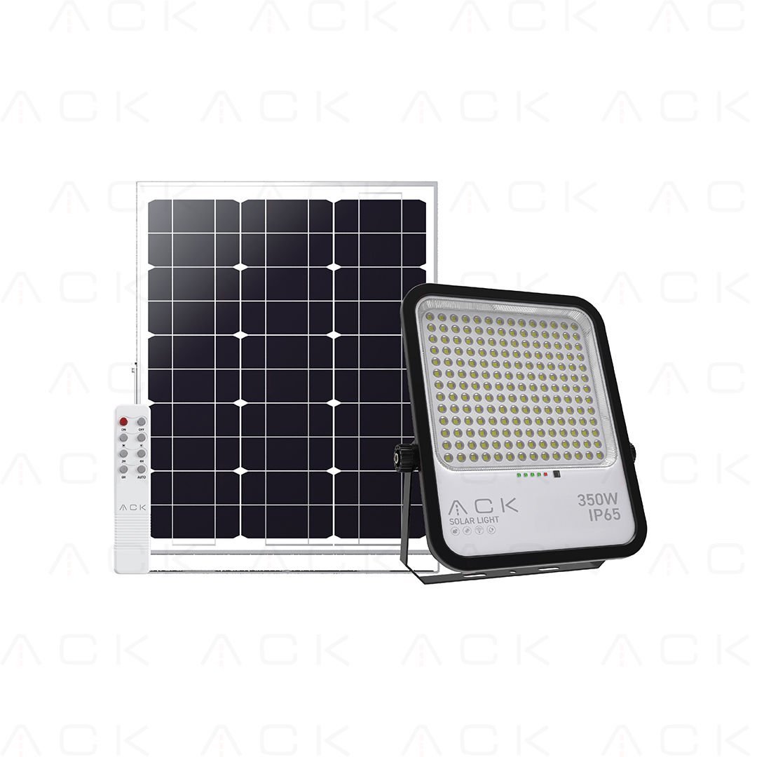 ACK 350W Lensli Solar Led Projektör 6500K Ip65 AT65-19832