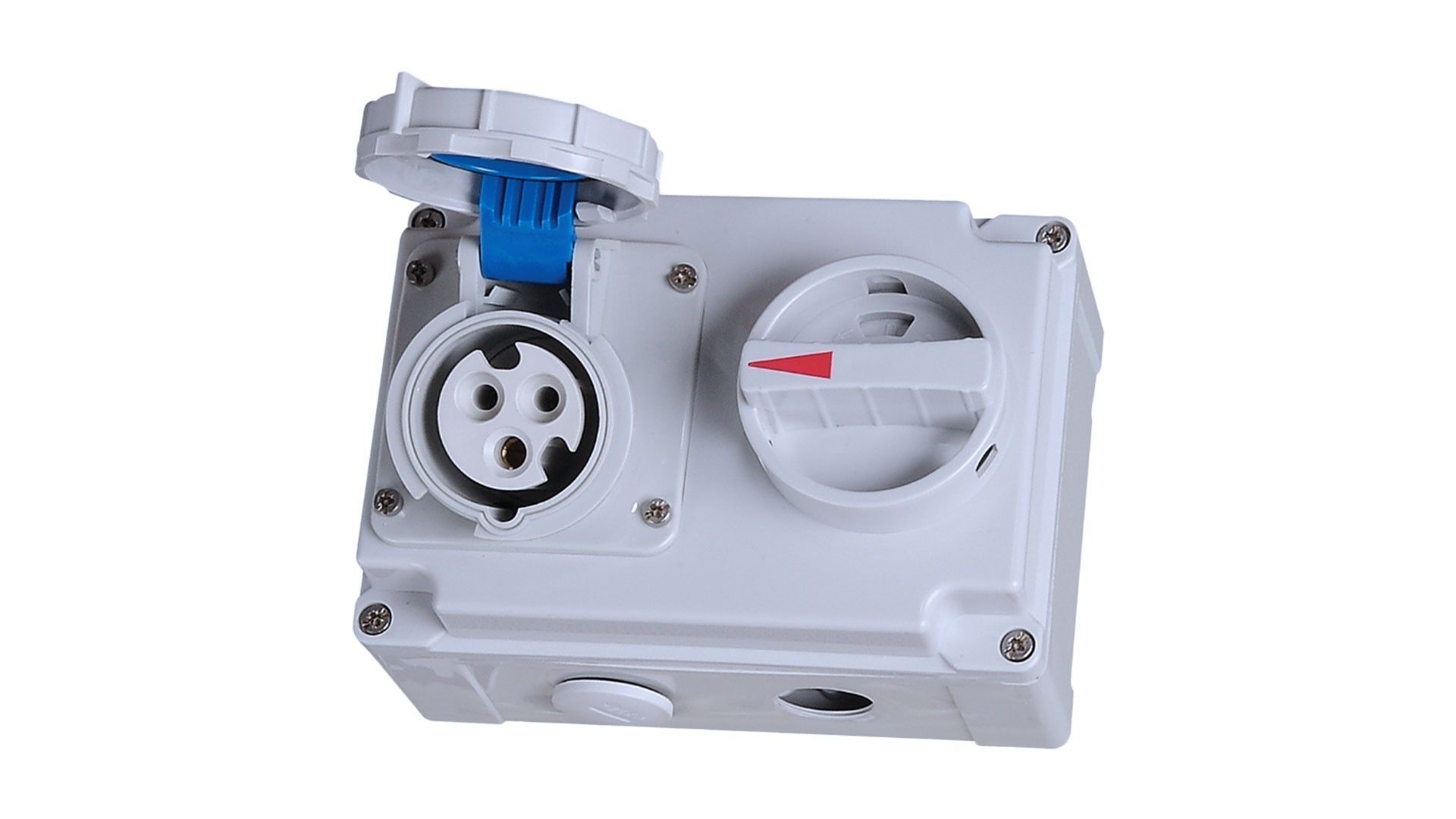 Bemis 3/16A. Düz Duvar Priz IP67 BC1-1403-7560