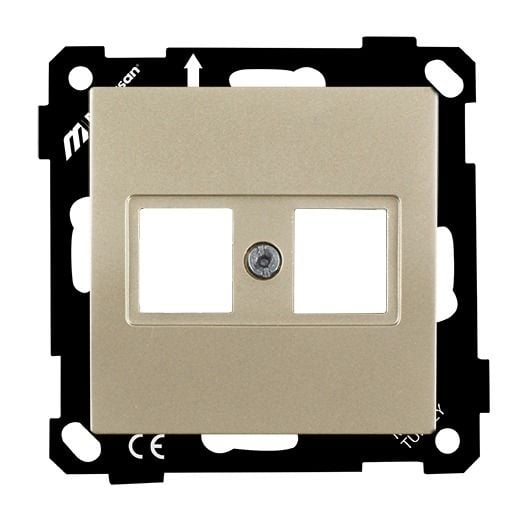 Mutlusan Ep Data Prizi 2*Rj45 Kon.Süz Saten - 2270 137 0190