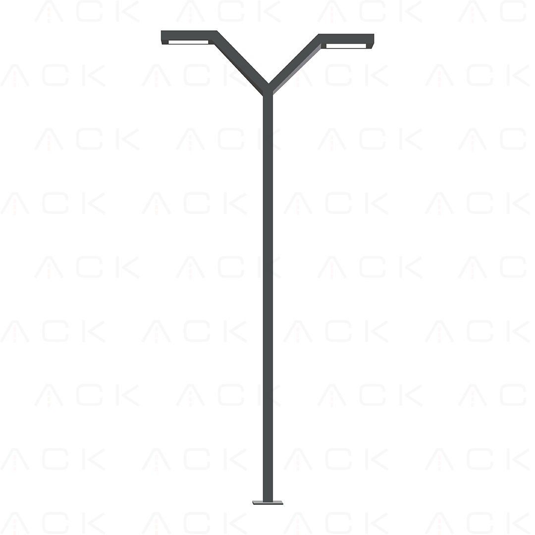 ACK 2X30W Led Alsa 3000K 2500Mm Bahçe Direk Armatürü AG43-09301