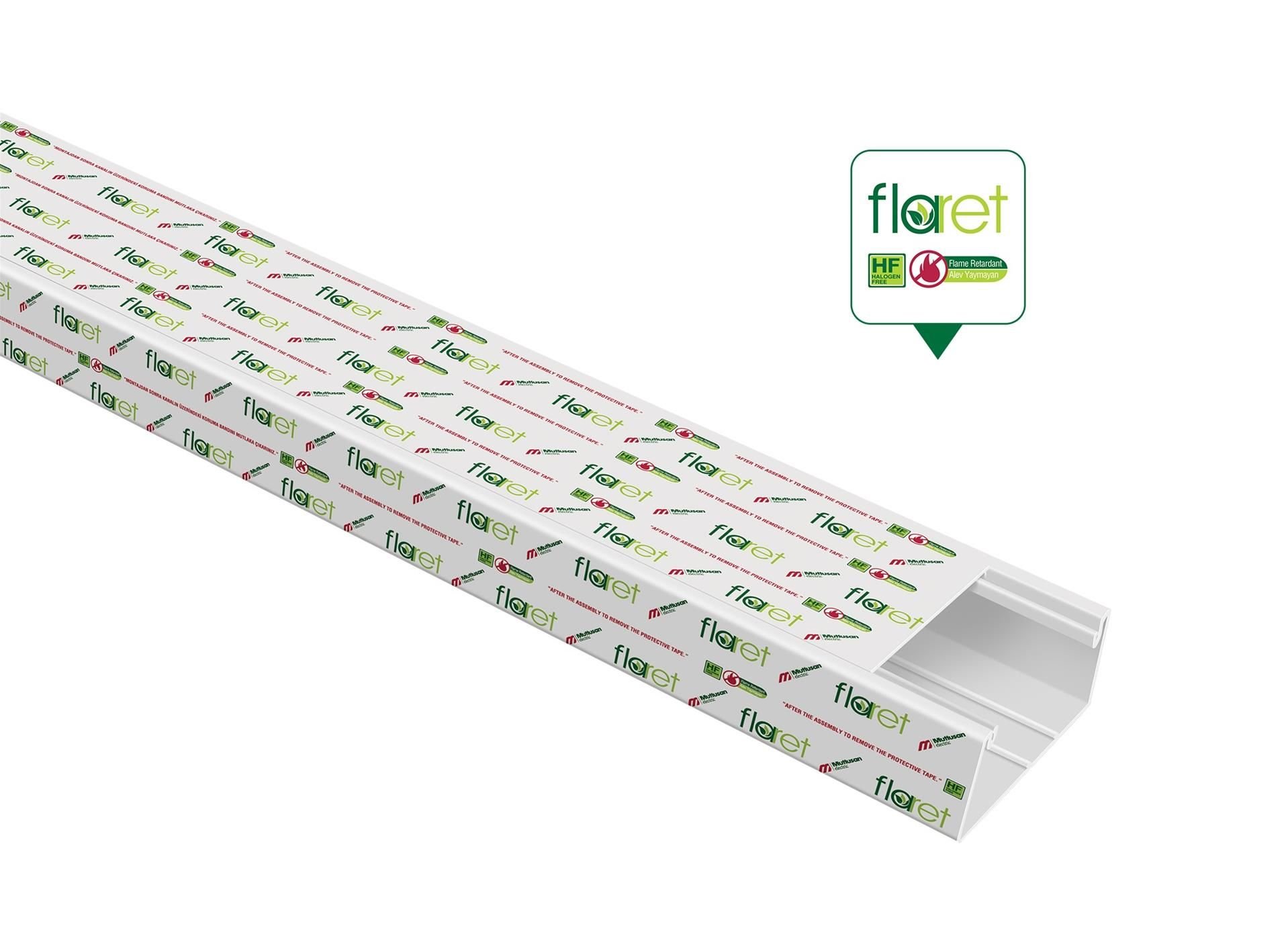 Mutlusan 100X50 Kablo Kanalı Flaret H.Free - 001 060 100050 20 00