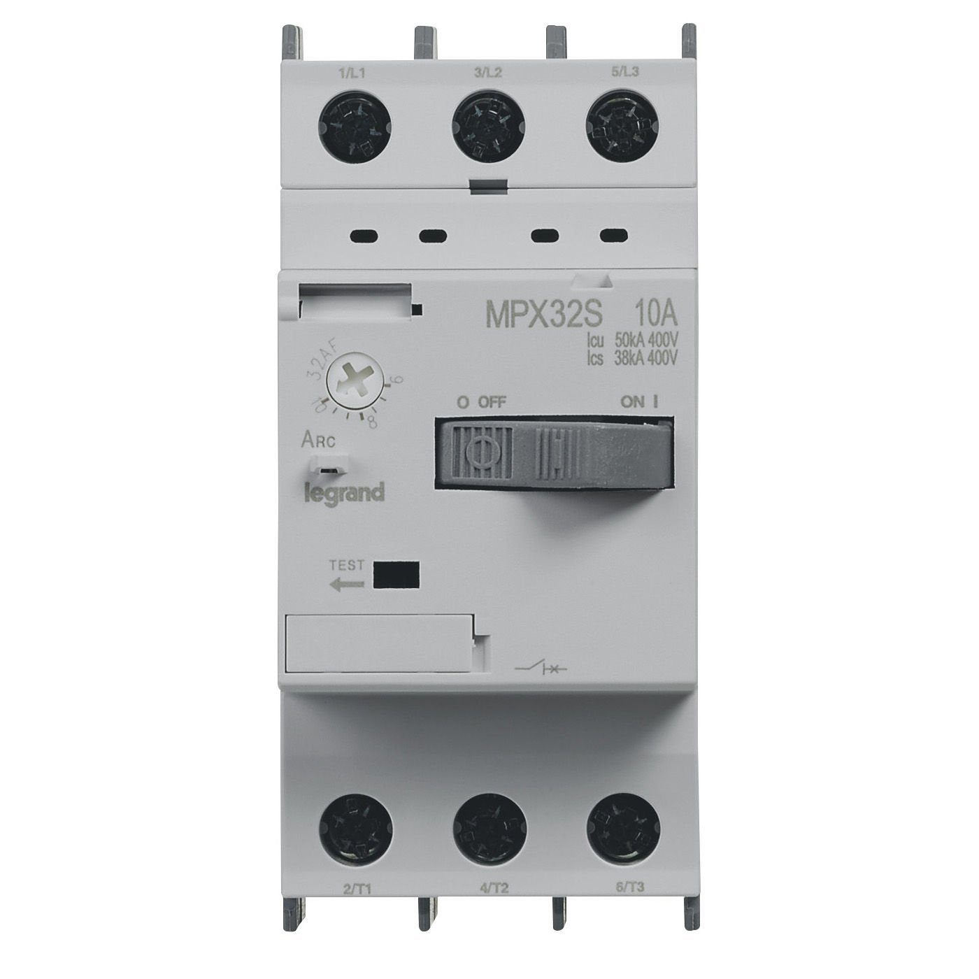 Legrand MPX³ 32S basmalı tip motor koruma şalteri 6 - 10A LEG-417310