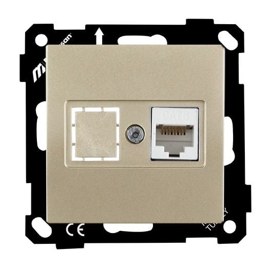 Mutlusan Ep Data Prizi 1*Rj45 Cat6 Saten - 2270 140 0190