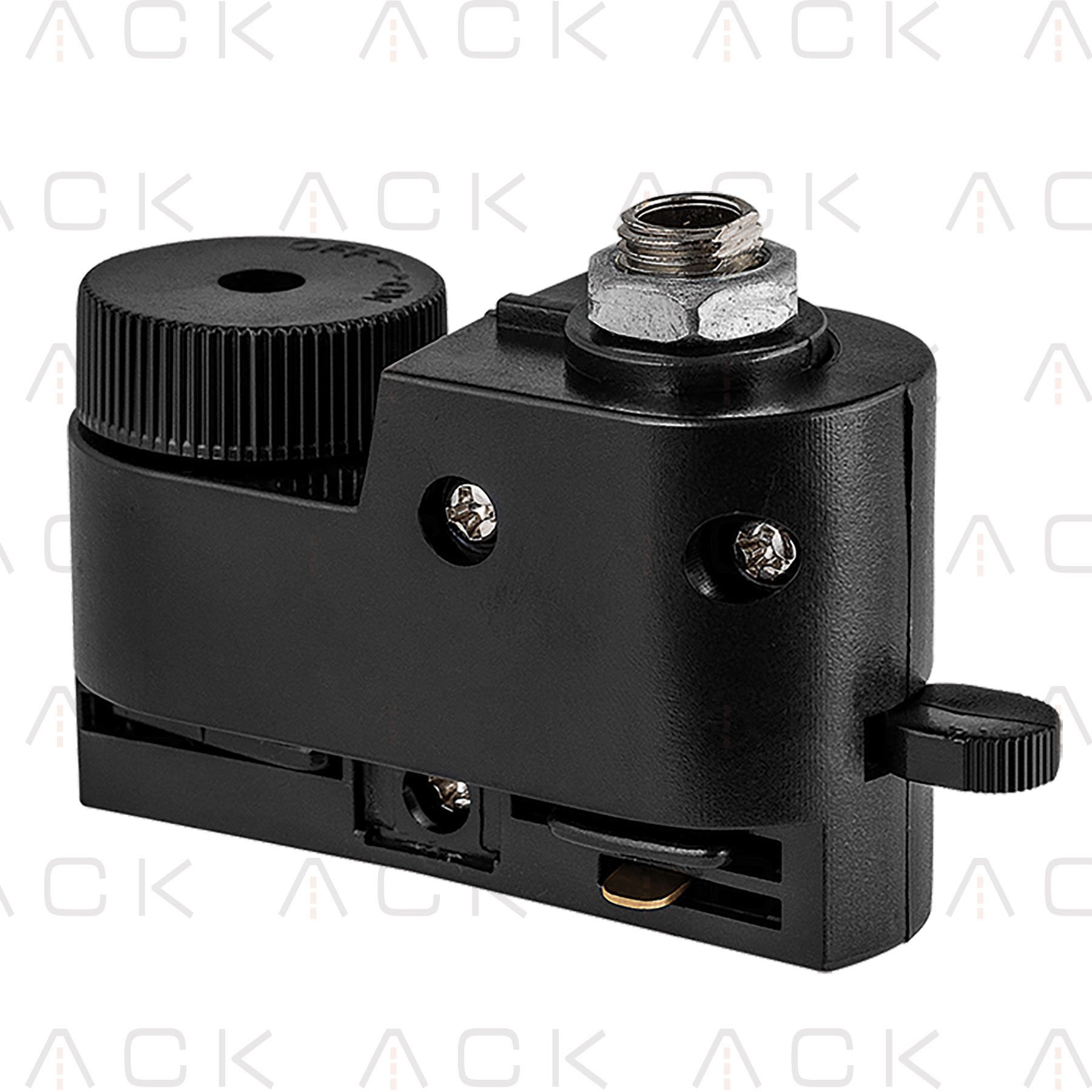 ACK Monofaze Ray Soketı Sıyah AY40-00201