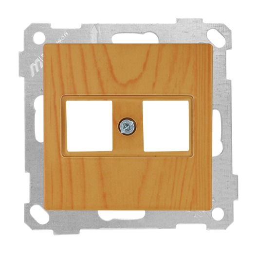 Mutlusan Data Prizi 2*Rj45 Kon.Süz Meşe - 2100 137 0158