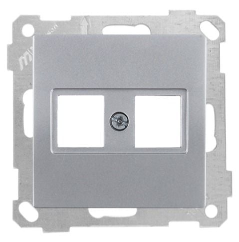 Mutlusan Data Prizi 2*Rj45 Kon.Süz İnox - 2100 137 0182