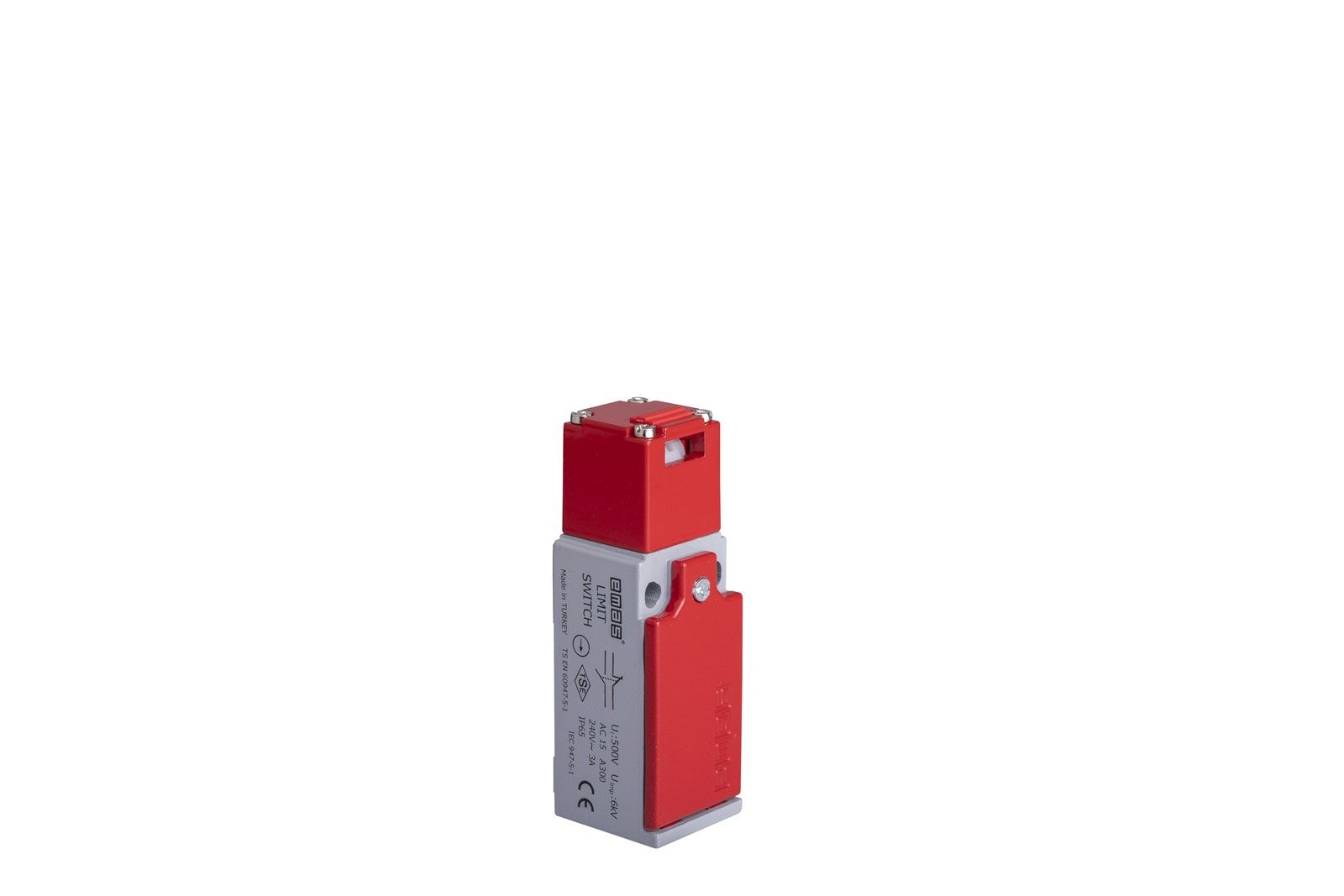 Emas Emniyet Sınır Şalteri Kıvrık+Düz Metal Anahtarlı - L51K23LUM320