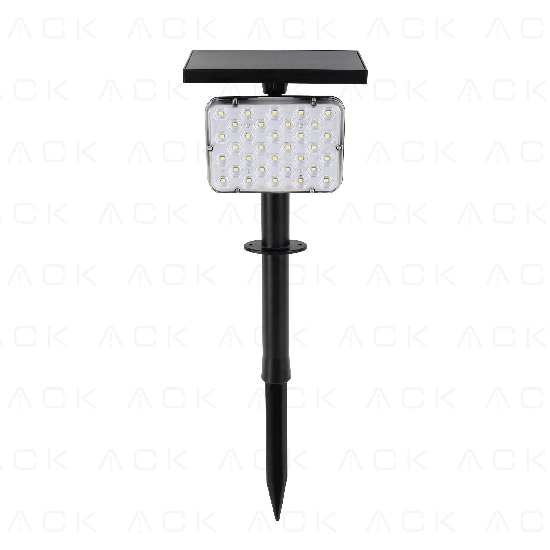 ACK Solar Led Çim Armatürü Kazıklı 8W/H Amber AG60-01881