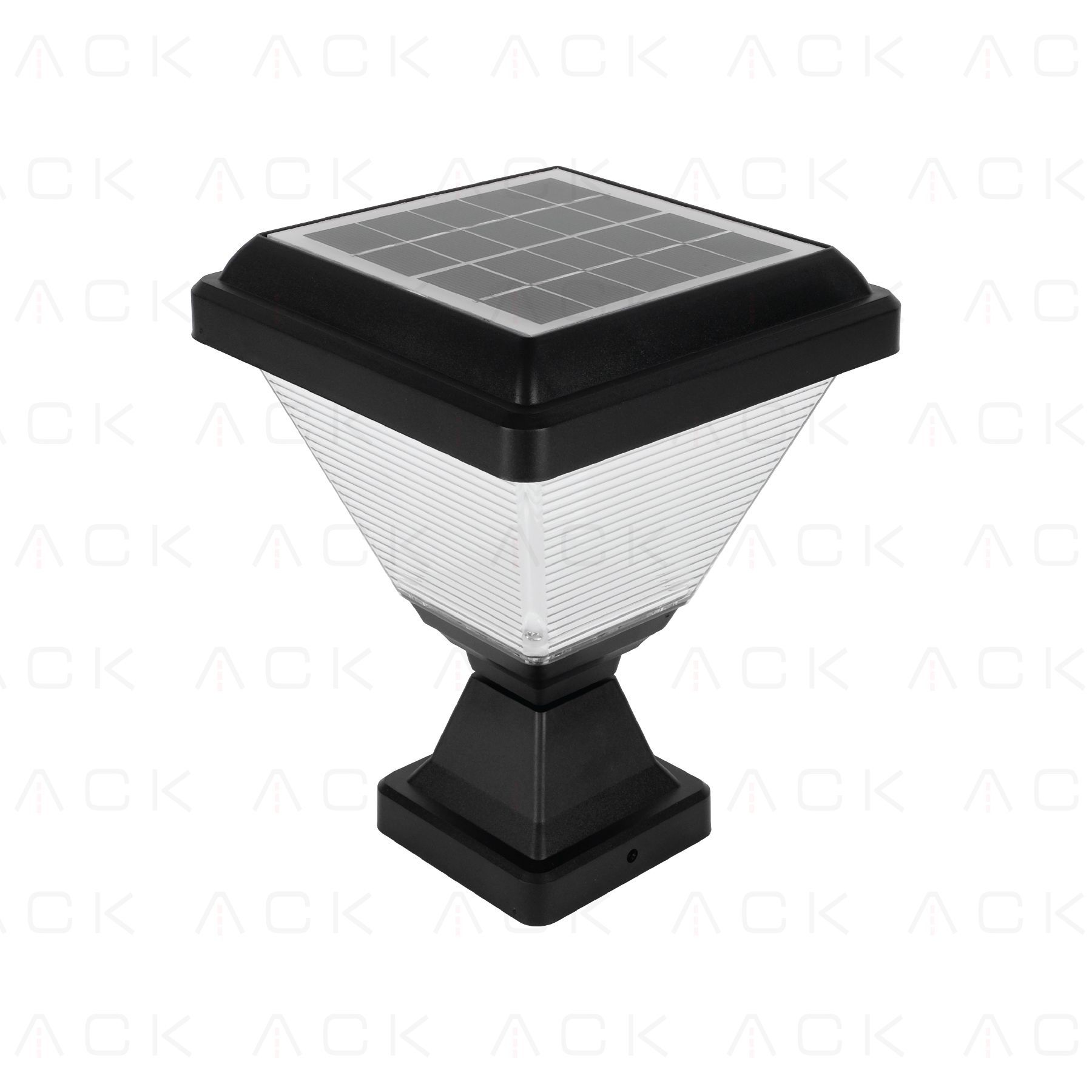 ACK Solar Led Bahçe Armatürü Kare 8W/H 3000K AG60-06801