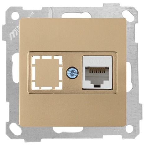 Mutlusan Data Prizi 2*Rj45 Cat6 Beyaz - 2100 141 0101