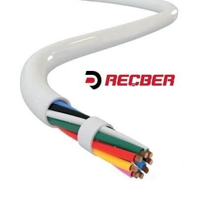 Reçber DT 8 PE 8x0,22mm2 Diafon Kablosu Diafon Kablosu