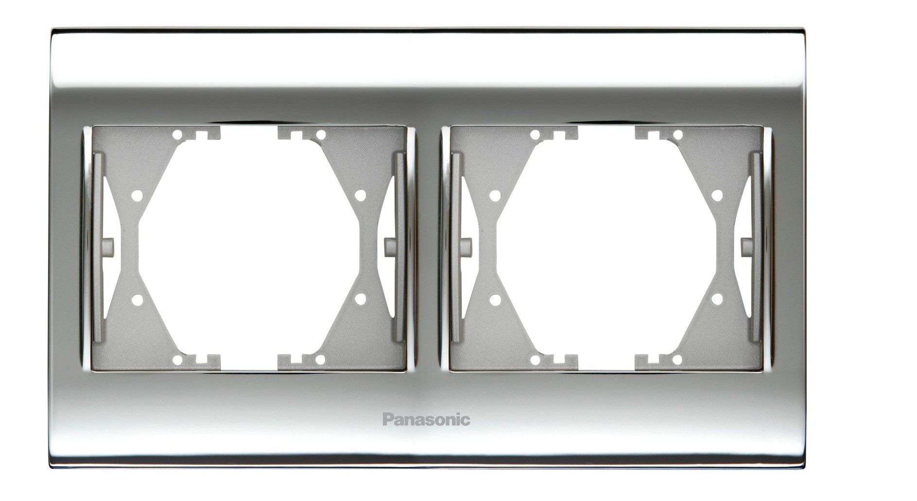 Panasonic Thea Blu Chrome Beyaz İkili Çerçeve