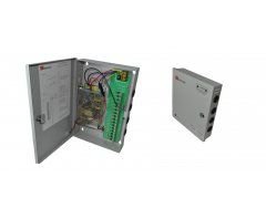 Mervesan CCTV Kamera Sistemler İçin Güç Kaynağı 12 VDC 10 A 16 PORT-Akü Şarj 120 Watt
