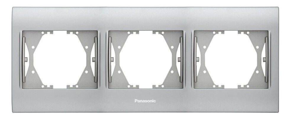 Panasonic Thea Blu Chrome Matt Beyaz Üçlü Çerçeve