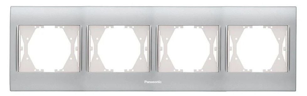 Panasonic Thea Blu Inox Matt Dore Dörtlü Çerçeve